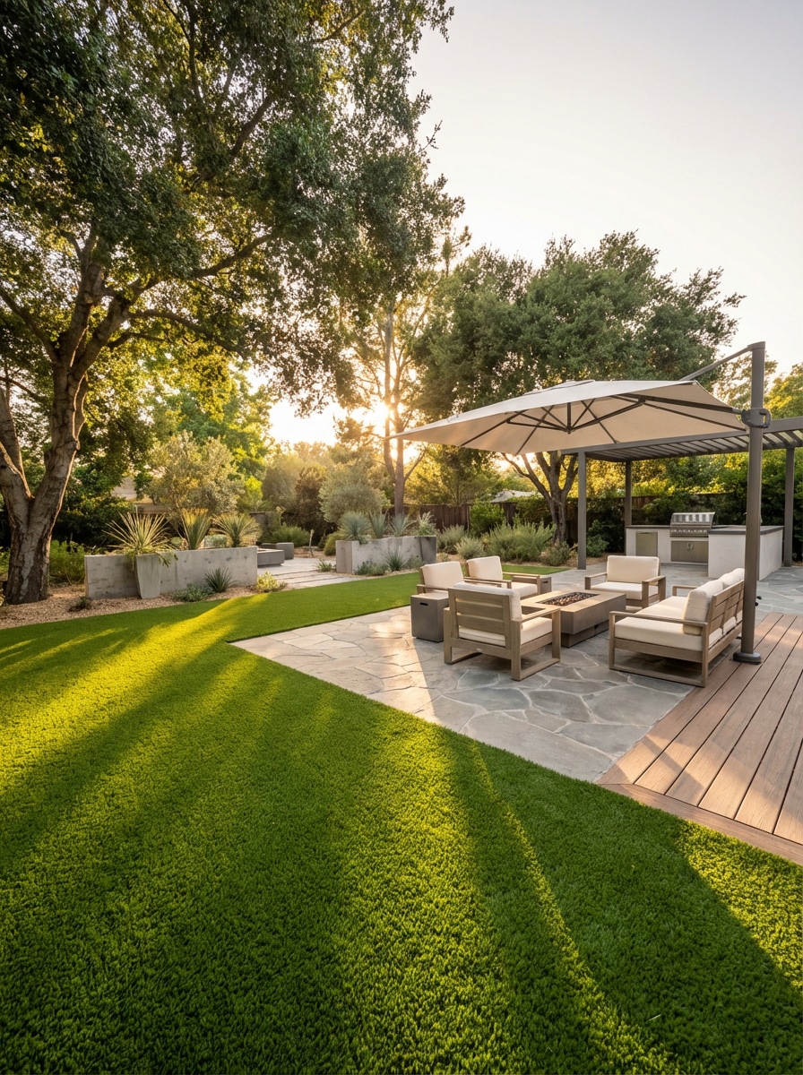 Artificial turf installation